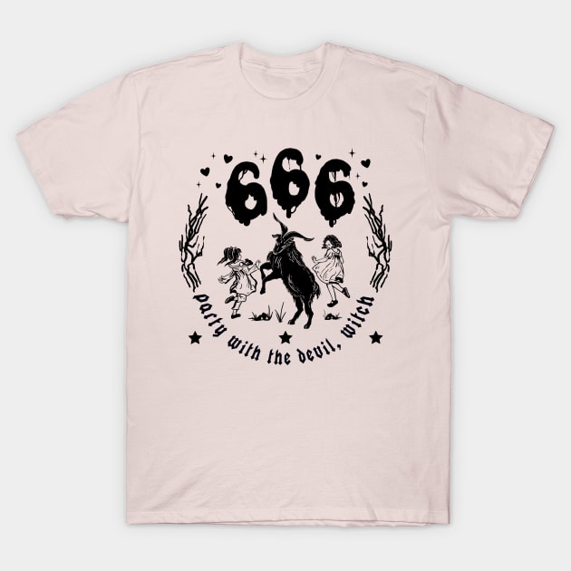 666PWTDW T-Shirt by Pink Fang
